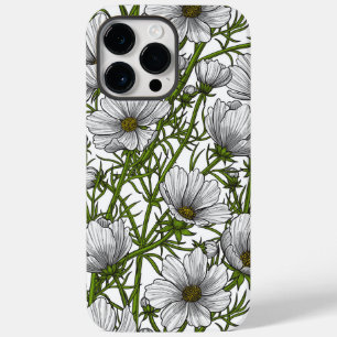 White cosmos flowers Case-Mate iPhone 14 pro max case