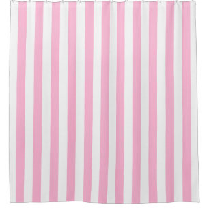 White Cotton Candy Pink Vertical Stripe NL #0