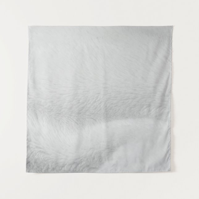White cotton textured fabric tapestry (Front)