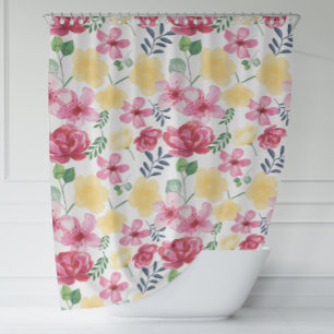 White Cozy Watercooler Botanical Flowers