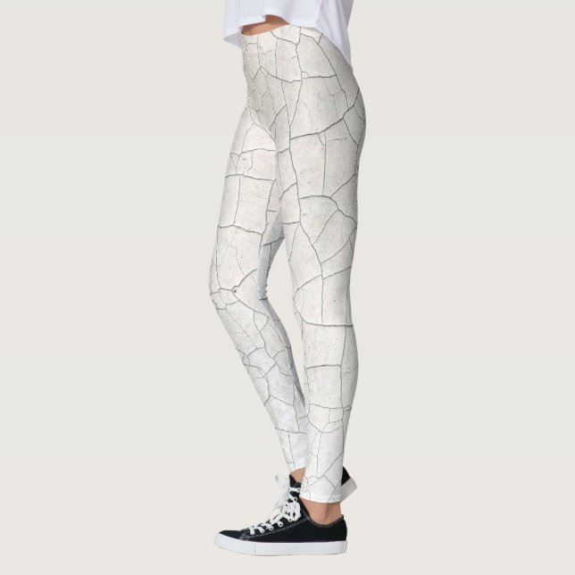 white crack leggings (Left)