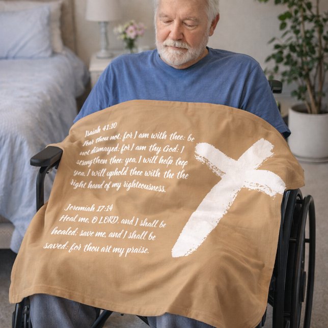 White Cross Christian Prayer Blanket (Creator Uploaded)