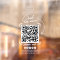 White Custom Business Logo QR Code Social Media