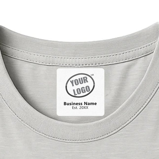 White Custom Logo Business Branding Fabric Apparel (Creator Uploaded)