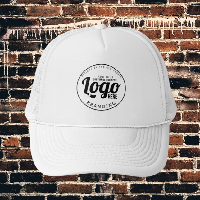 White Custom Logo Hat For Painter (white custom logo hat)