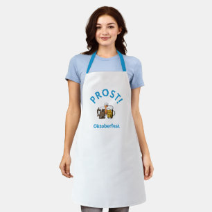 White Custom Logo Photo Oktoberfest Apron