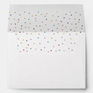 White Cute Colorful Envelope