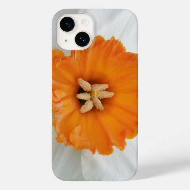 White Daffodil Case-Mate iPhone Case (Back)