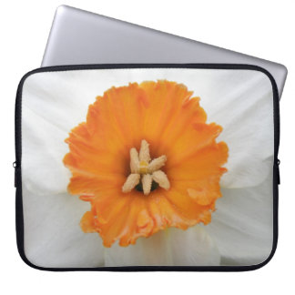 White Daffodil Laptop Bag