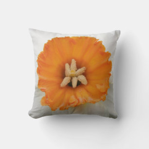 White Daffodil Pillow