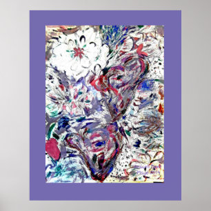 White Dahlia Poster