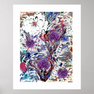 White Dahlia Poster