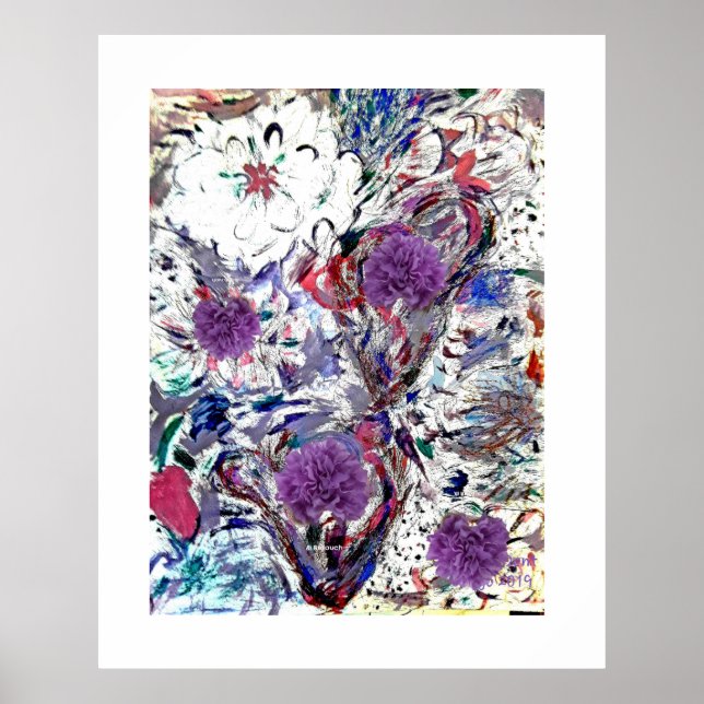 White Dahlia Poster (Front)
