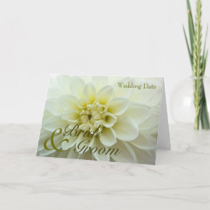 White Dahlia • Save the Date Card