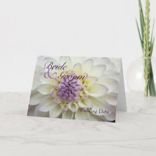 White Dahlia • Save the Date Card
