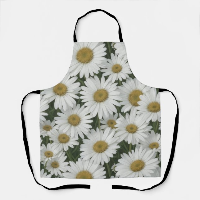 White Daisies Apron (Front)