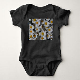White Daisies Baby Bodysuit