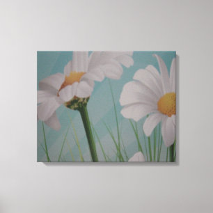 WHITE DAISIES CANVAS PRINT