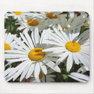 White Daisies Flowers mousepads Christmas gift Mom