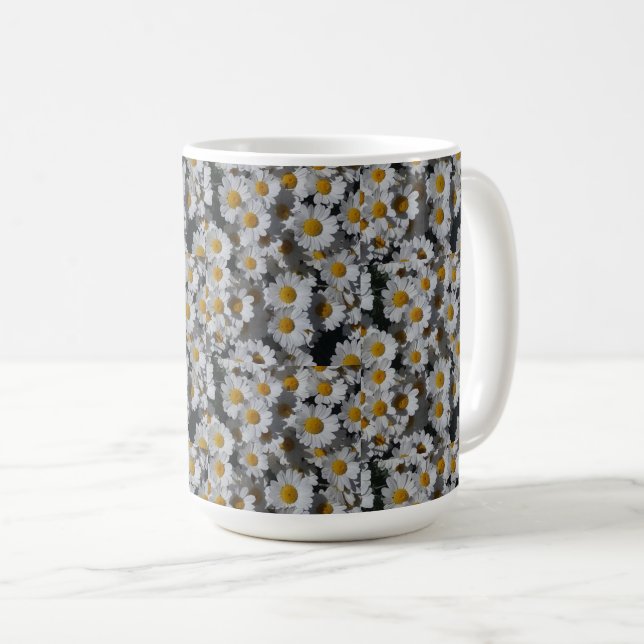 White Daisies Mug (Front Right)
