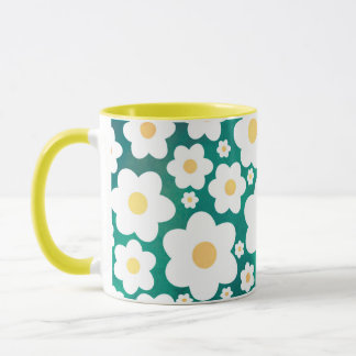 White Daisies Mug