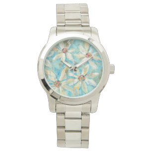 White Daisies on Blue Watch