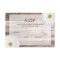White Daisy Barn Wood Wedding RSVP Response Card