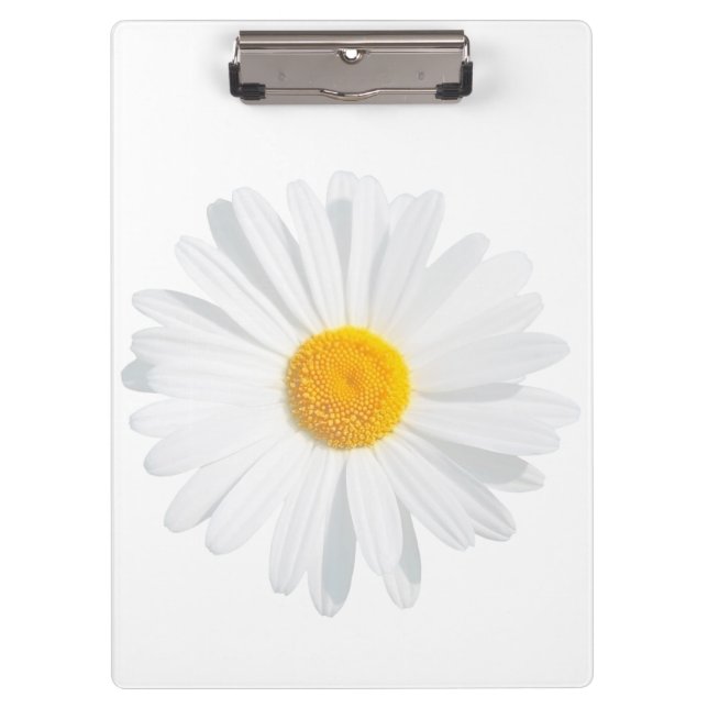white daisy clipboard (Front)