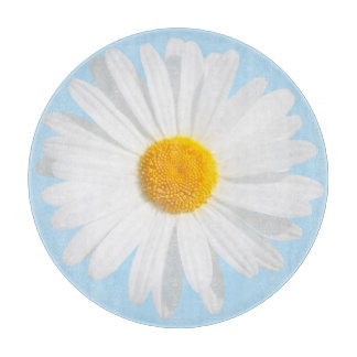 white daisy cutting board