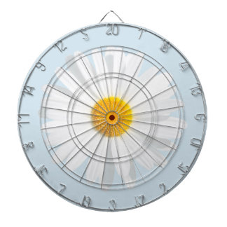 white daisy dartboard