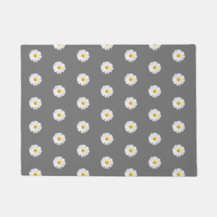 white daisy doormat