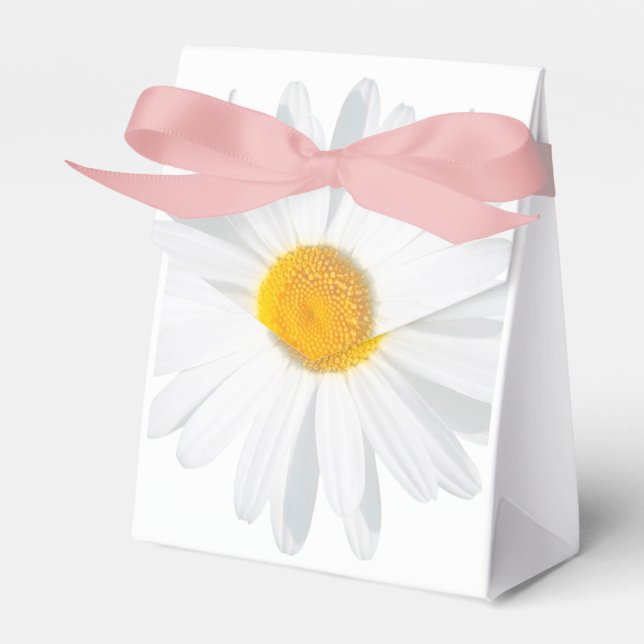 white daisy favor box (Front Side)