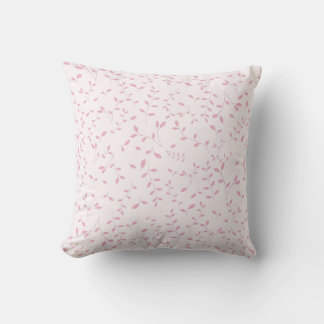White Daisy Floral Seamless Pattern on Pastel Yell Throw Pillow