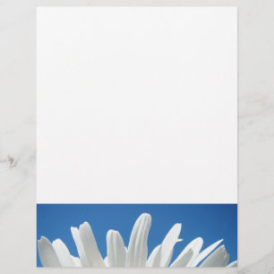 White Daisy Flower Flyers paper Blue Sky