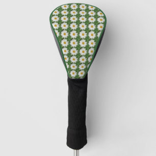 White Daisy Golf Head Cover