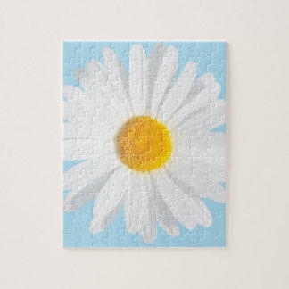 white daisy jigsaw puzzle