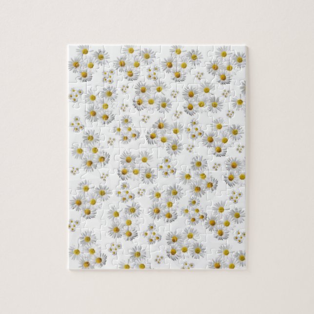 White Daisy Jigsaw Puzzle (Vertical)