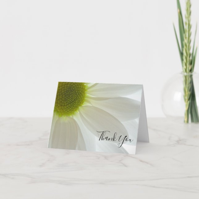 White Daisy Petals Thank You (Front)