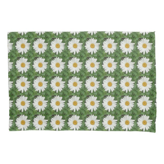 White Daisy  Pillowcase (Front)