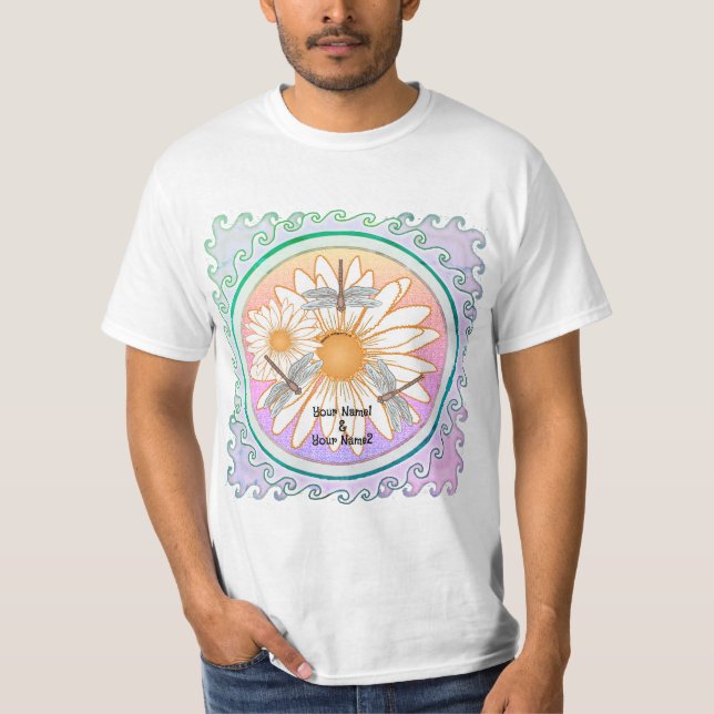 White Daisy    t-shirt  (Front)
