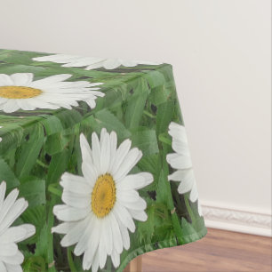 White Daisy  Tablecloth