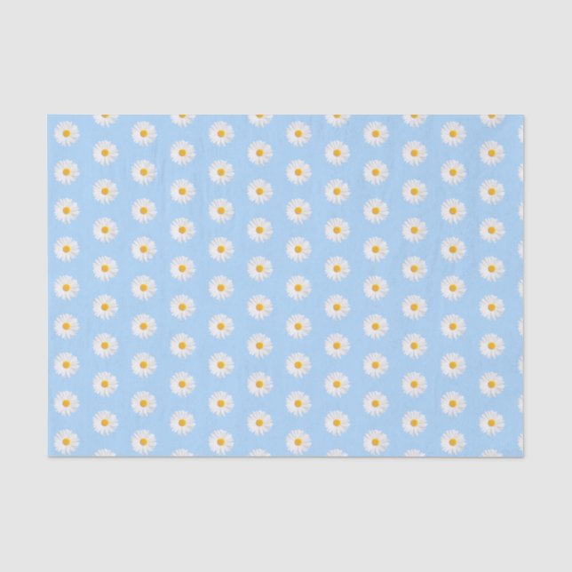 white daisy tissue paper (Front)