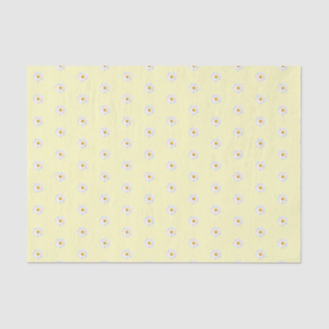 white daisy tissue paper (Front)