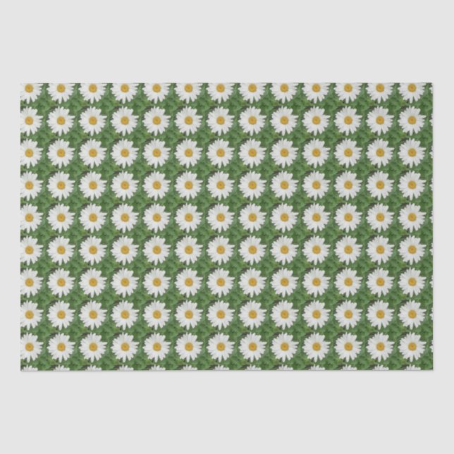 White Daisy Tissue Paper (Front)