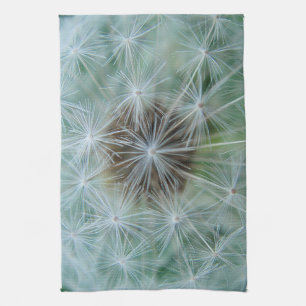 White Dandelion Kitchen Towel