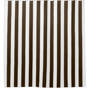 White Dark Brown Vertical Stripe NL #0