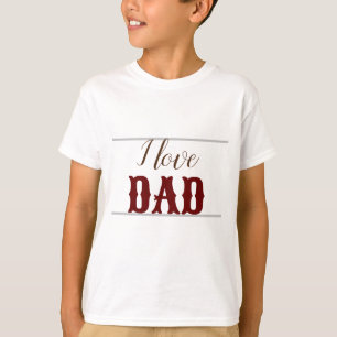 White Dark red kids boy T-Shirt