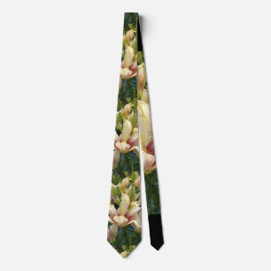 White Daylilies  Tie