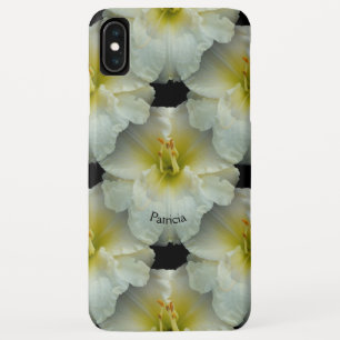 White Daylily with Yellow / Seamless Tile Pattern iPhone XS Max Case