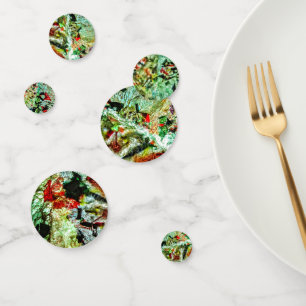 White dazzling abstract Table Confetti,Relaxed Confetti